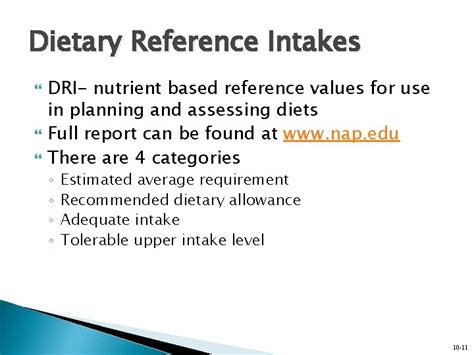 Chapter 10 Basic Nutrition Concepts Major Food Components