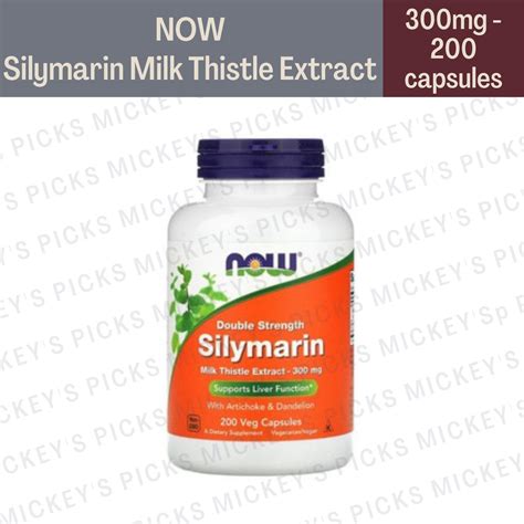 Now Foods Silymarin Milk Thistle Extract Mg