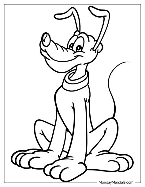 20 Pluto Coloring Pages (Free PDF Printables)