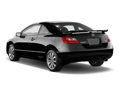 Image Honda Civic Coupe Door Man Si Angular Rear Exterior View