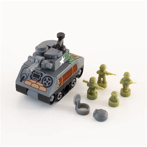 Nano M4 Sherman Ww2 Tank Custom Military Set The Brick Show Shop