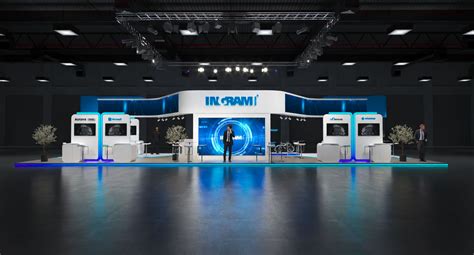 INGRAM Exhibition Stand 3d Booth Design Event Behance