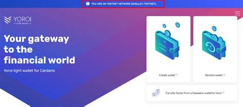 How To Delegate Cardano ADA On Shelley Testnet Using Yoroi Wallet