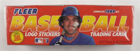 1989 Fleer Logo Stickers Trading Cards Complete Set Of 660 Baseball