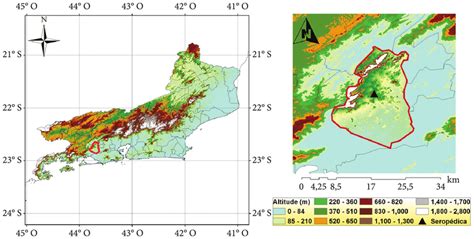 Mapa Brasil Altimetria