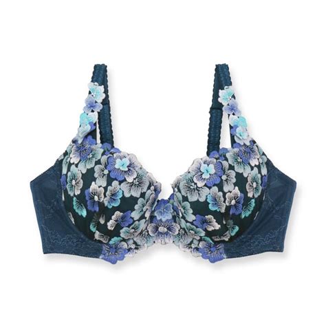 バストメイクの真骨頂 可憐な花びら刺繍 グレースイストフラワーペタル 品番FDLW fran de lingerie