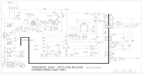 Diagrama De Fuente De Alimentacion TV LCD Samsung BN44 00338B PDF