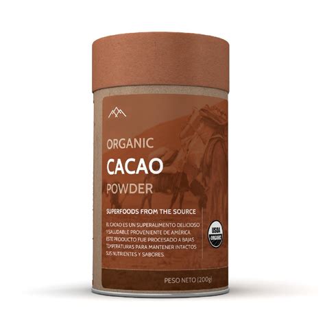 Cacao Orgánico en Polvo 200 gr Farmacias Cruz Verde