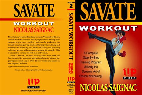 2 DVD SET SAVATE BASICS & WORKOUT FRENCH KICKBOXING DVD CHAMP NICOLAS ...