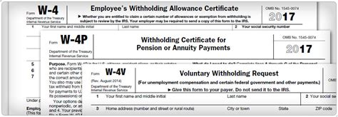 Irs Form W 4V Printable Fillable W 4v Form Fill Online Printable