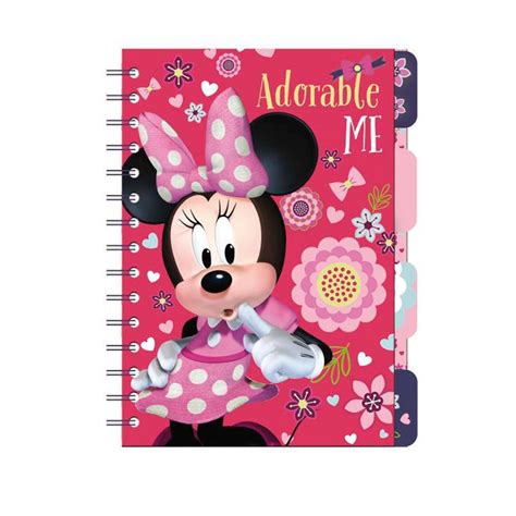 Libreta A Con Marcadores Minnie Mouse Kilumio