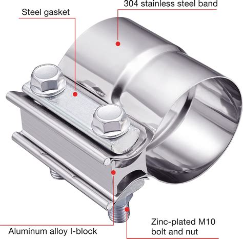 Exhaust Lap Joint Clamp Denco Industries