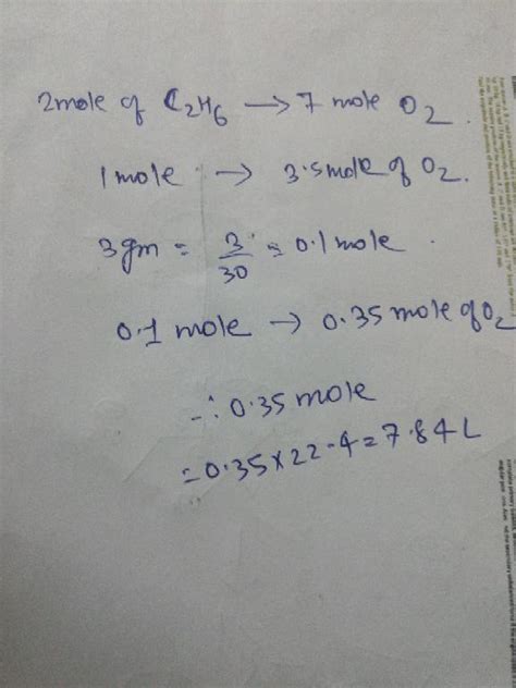 L Calculate The Volume Of Oz Required Stp The Complete