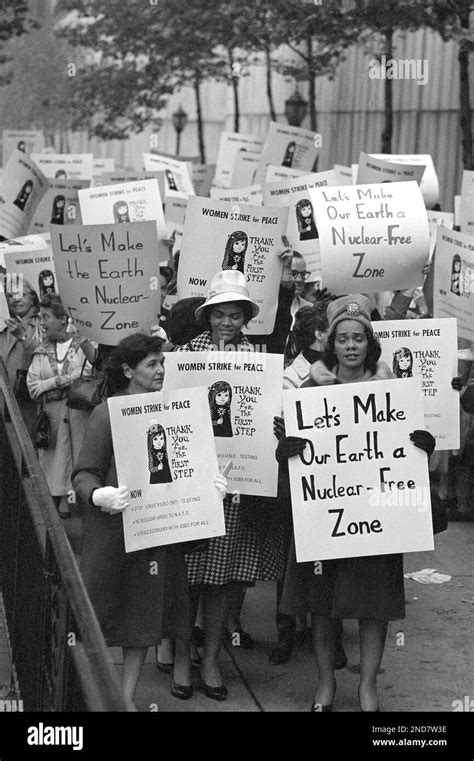 Members Of The Womens Strike For Peace Including Coretta Scott King