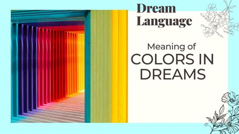 Meaning Of Color In Dreams Biblical And Spiritual Meaning Of Colors