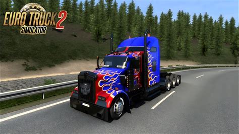 Transformers Truck Optimus Prime In Euro Truck Simulator Ets