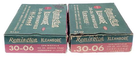 Lot 40 Remington Kleanbore 30 06 Springfield Ammo