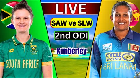 🔴live South Africa Women Vs Sri Lanka Women Saw Vs Slw Live 2nd Odi