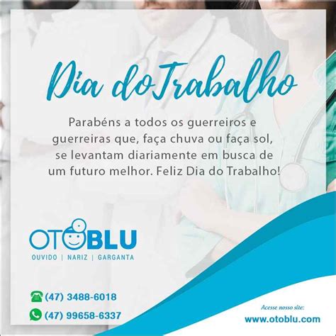 Dia do Trabalhador Clínica de Otorrino em Blumenau