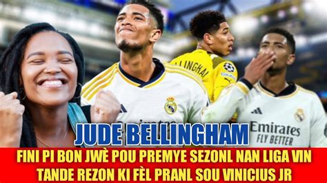 Bon nouvèl pou fanatik Real Madrid yo Jude Bellingham fini Pi bon jwè