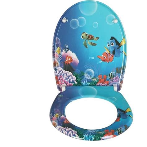 Esituro Abattant Wc Lunette De Toilette Avec Frein De Chute Couvercle