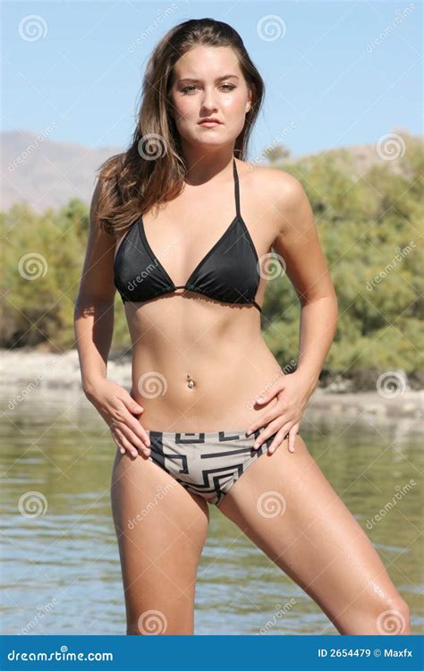 Woman In Bikini Stock Image Image Of Attractive Provocative