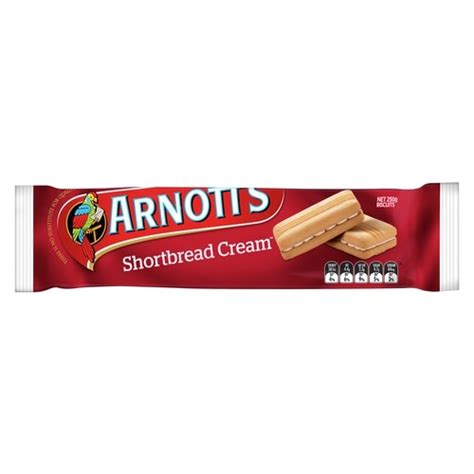 Arnotts Cream Shortbread Cream Biscuits 250g Impact