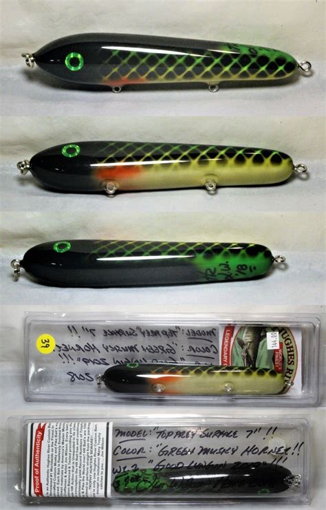 Hughes River Musky Bait Top Prey Color Green Musky Hornet Hughes