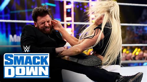 Charlotte Flair Makes Drew Gulak Say I Quit Smackdown April