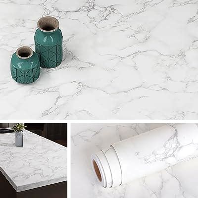 Caltero Marble Contact Paper X White Grey Marble Wallpaper