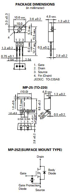 K2411 Datasheet - 60V, 2SK2411, MOSFET, Transistor ( Pinout )