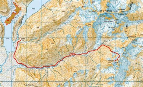 Mt-Forbes-route-map - Occasional Climber