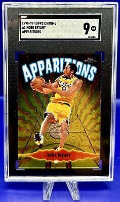 1998 99 Topps Chrome Kobe Bryant Apparitions SGC 9 EBay