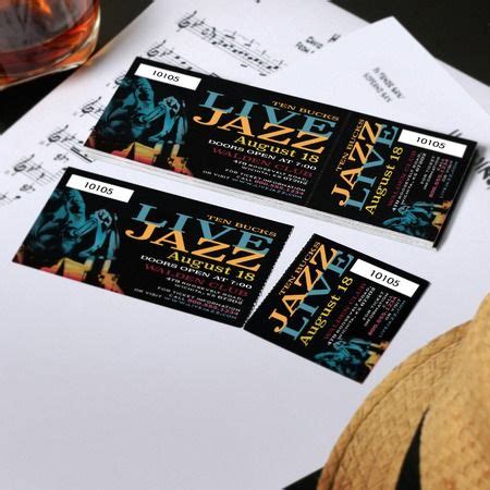 Event Tickets - Custom Ticket Printing - UPrinting.com | Custom tickets ...