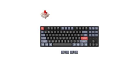 Keychron K8 Pro vezeték nélküli angol gaming Hot swap Gateron G Pro Red mechanikus billentyűzet