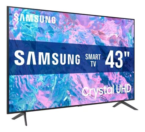 Pantalla Smart Tv Samsung 43 Pulgadas Uhd Crystal 4k Serie 7 Clase