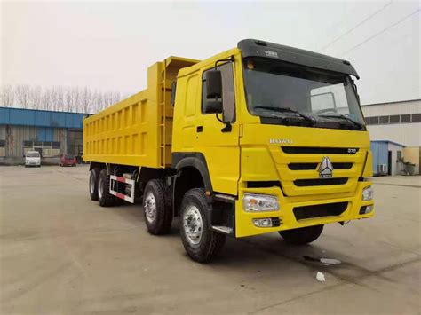 Secondhand 12 Wheels Tipper Used HOWO 375 8X4 Dump Truck Chinese Brand