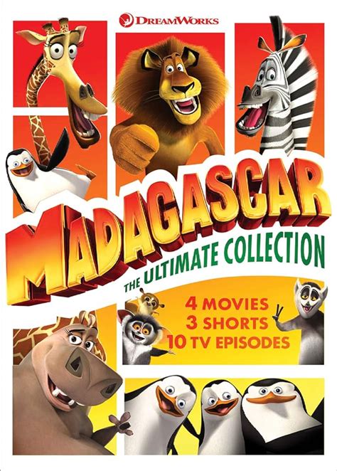 Penguins Of Madagascar/Madagascar 1-3 Box Set DVD Zavvi Ireland ...