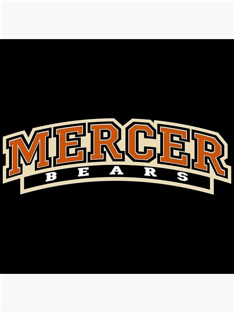 "Mercer Bears logo" Art Print for Sale by Swuarez110 | Redbubble