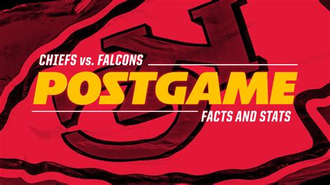 Photo Gallery Chiefs Vs Falcons Postgame Facts And Stats