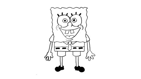 رسم سهل اسهل طريقة لرسم سبونج بوب Sponge Pop Youtube