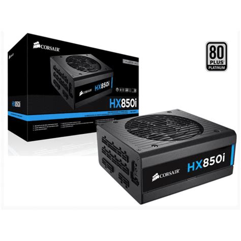 Fonte Corsair HX850i 850W, 80 Plus Platinum, PFC Ativo, Full Modular ...