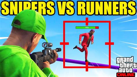 Snipers Vs Runners On Gta 5 Gta 5 Funny Moments Black Fox Tamil