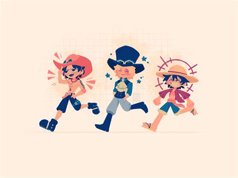 Luffy ⭐ Ace ⭐ Sabo | Asl one piece matching icons, Luffy ace and sabo