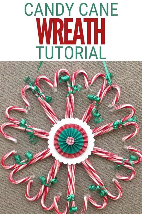 How To Make A Candy Cane Wreath Crafty Blog Stalker