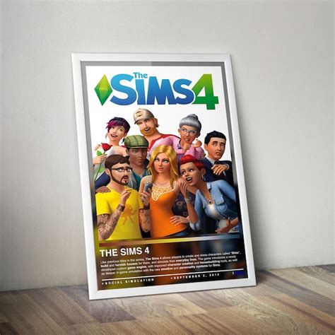 The Sims 4 Posters Etsy