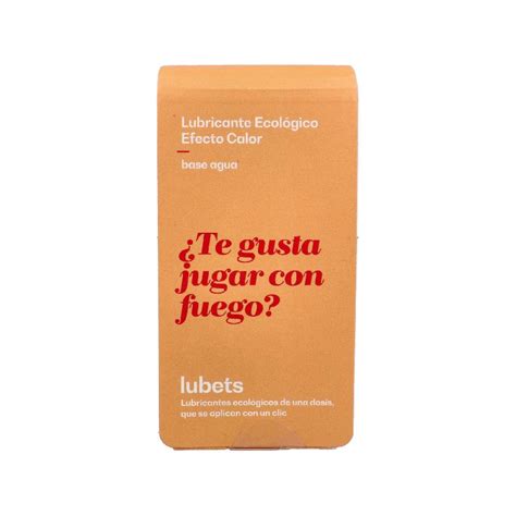 LUBETS LUBRICANTE ECOLOGICO EFECTO CALOR 10 MONODOSIS 4 ML AROMA