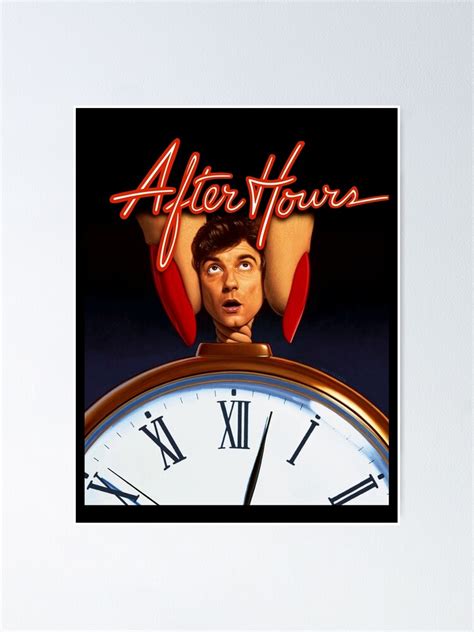 "After Hours Movie" Poster for Sale by Dahliaivyz | Redbubble