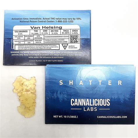 Cannalicious Labs: Van Helsing Shatter | Leafly