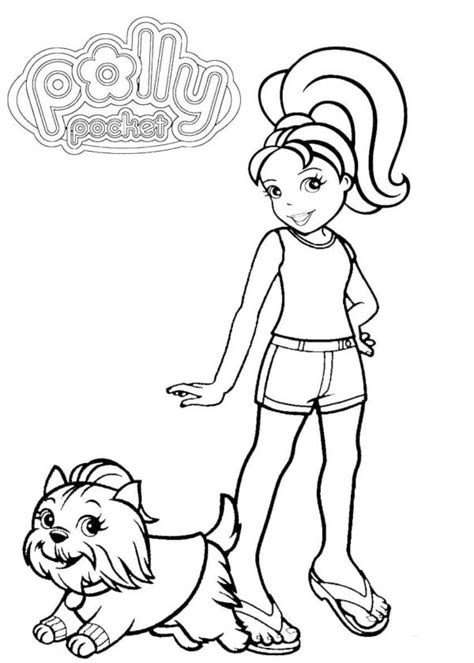 Coloriage Polly Pocket Imprimer